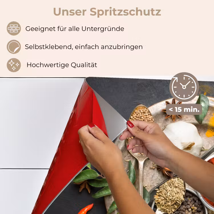 Smakenpalet keuken achterwand spatscherm klein -spatscherm_DE
