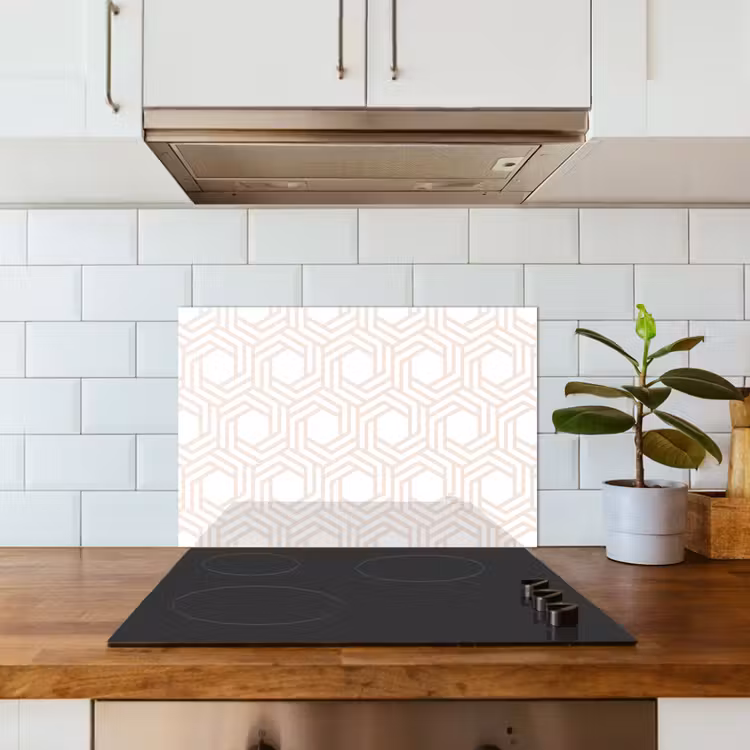 Design - Geometrie - Patroon keuken achterwand spatscherm klein 900 -sfeer2