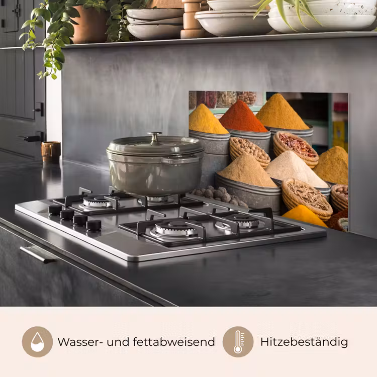 Specerijenmarkt Impressie keuken achterwand spatscherm klein -usp_DE