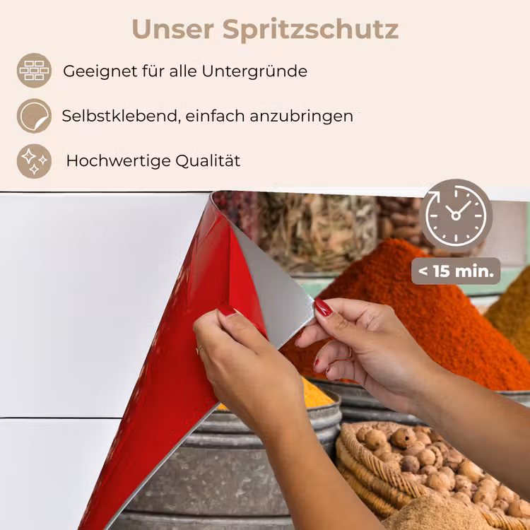 Specerijenmarkt Impressie keuken achterwand spatscherm klein -spatscherm_DE
