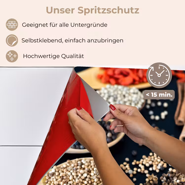 Specerijen Symfonie keuken achterwand spatscherm klein -spatscherm_DE
