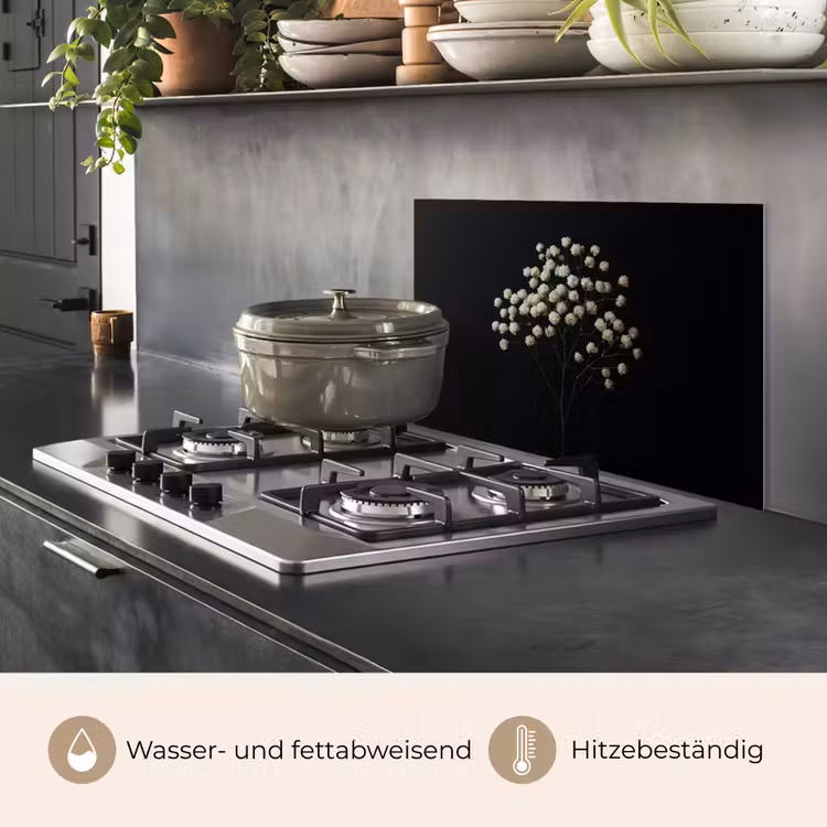 Gipskruid - Bloemetjes - Wit - Minimalistisch keuken achterwand spatscherm klein -usp_DE