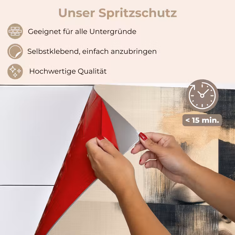 Goud - Vrouw - Rechthoeken keuken achterwand spatscherm klein -spatscherm_DE