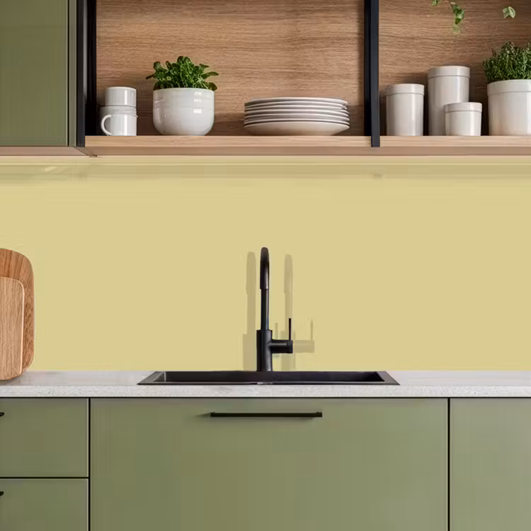 Golden - Clover - Geel keuken achterwand 2 middel 871 -sfeer3