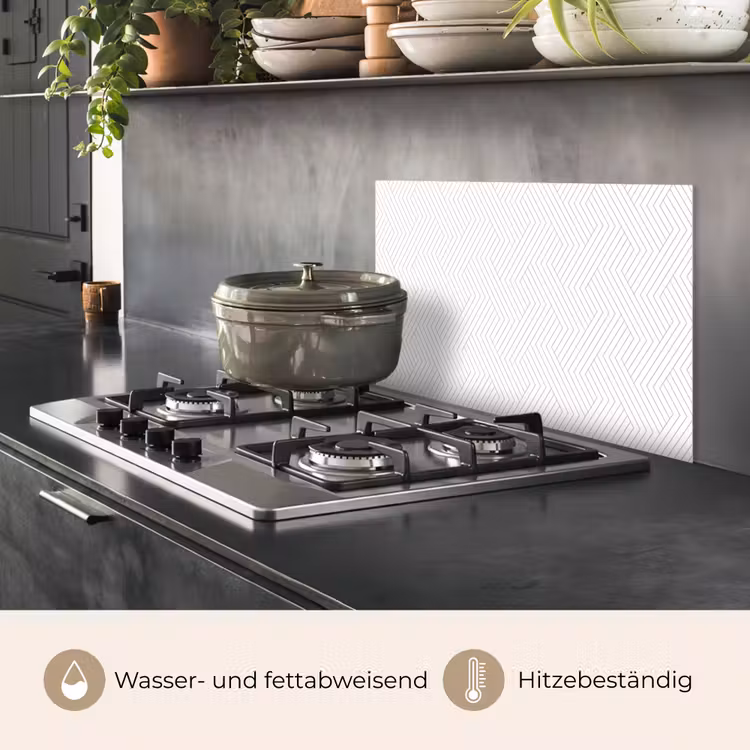 Grafisch - Patroon - Modern keuken achterwand spatscherm klein 900 -usp_DE