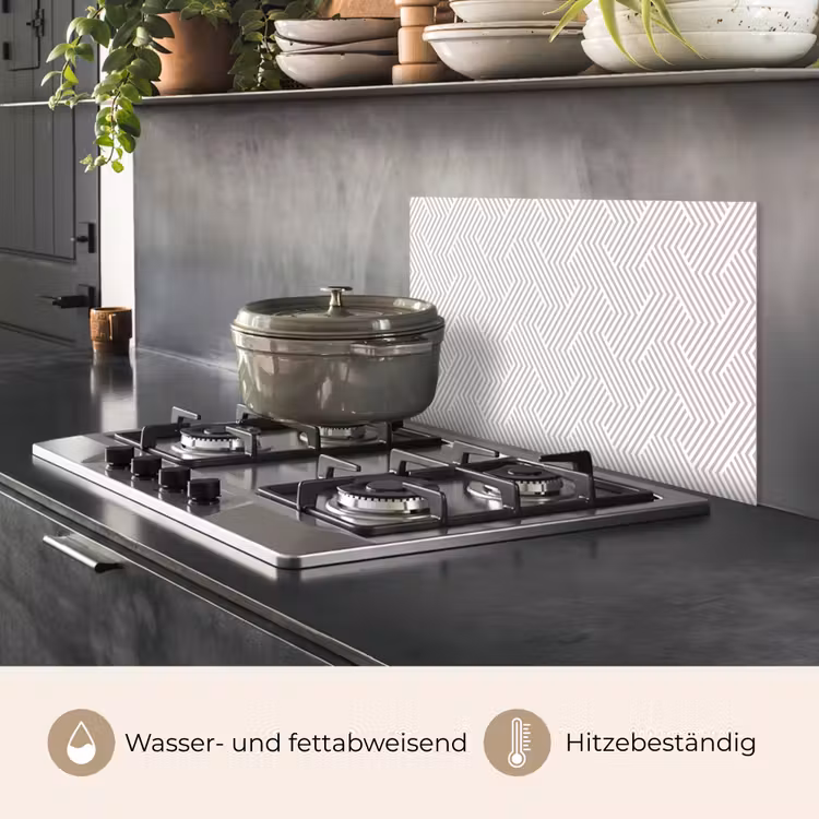 Grafisch - Patroon - Modern - Schuin keuken achterwand spatscherm klein 900 -usp_DE