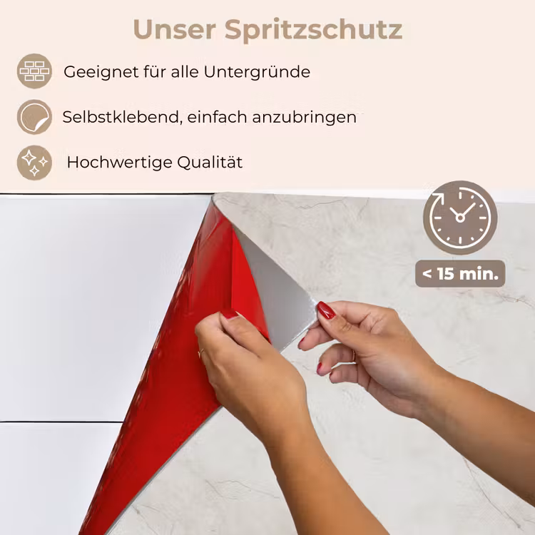 Grijs - Marmer - Aders keuken achterwand spatscherm klein 900 -spatscherm_DE