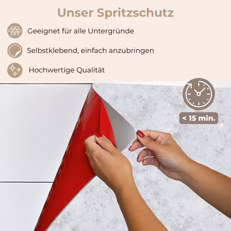 Grijs - Terrazzo-effect - Beton keuken achterwand spatscherm klein 900 -spatscherm_DE