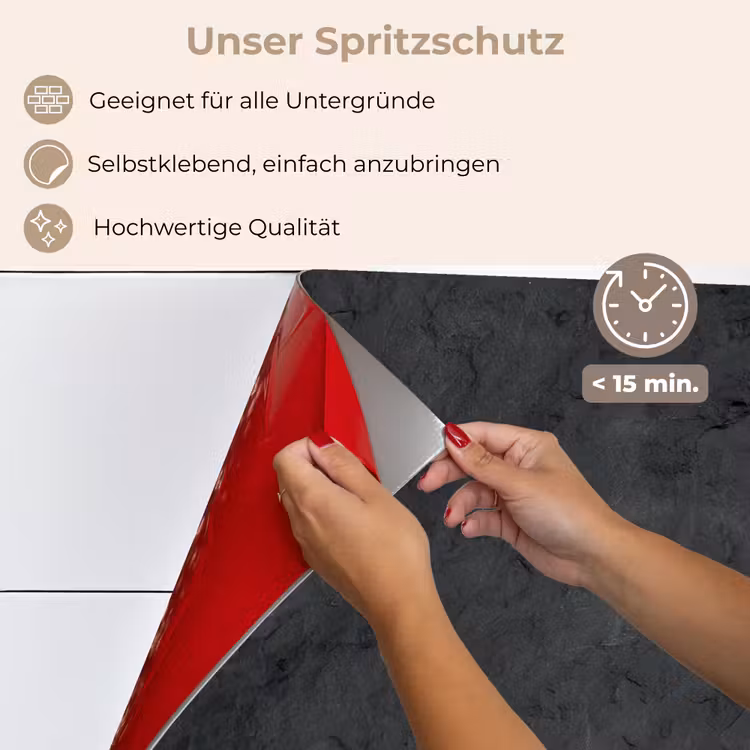 Grijs - Cement - Beton - Industrieel - Structuur keuken achterwand spatscherm klein -spatscherm_DE