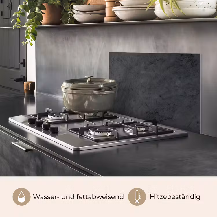 Grijs - Cement - Beton - Industrieel - Structuur keuken achterwand spatscherm klein -usp_DE
