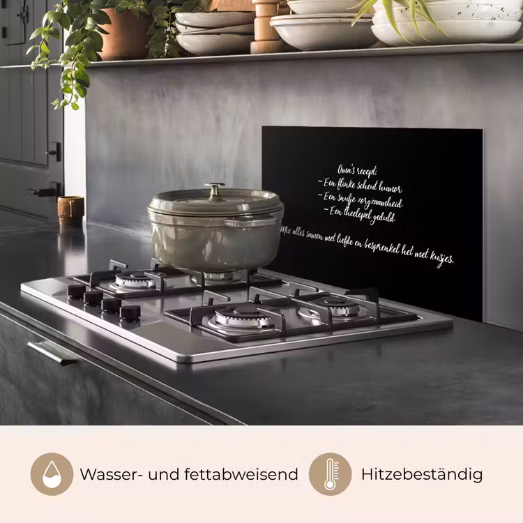 Oma's recept - Koken - Quotes - Spreuken - Oma keuken achterwand spatscherm klein -usp_DE