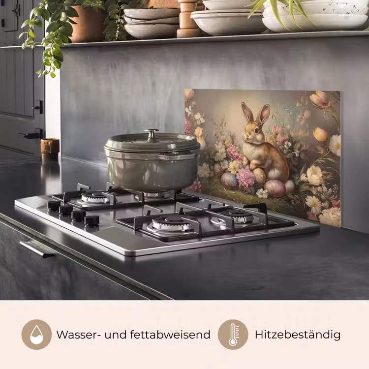 Haas - Stilleven - Bloemen keuken achterwand spatscherm klein -usp_DE