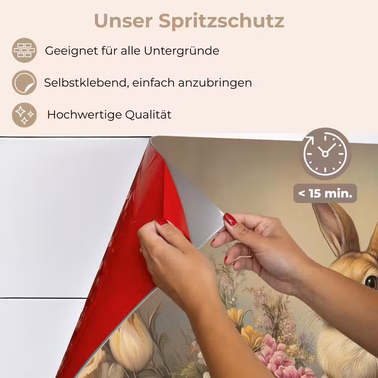 Haas - Stilleven - Bloemen keuken achterwand spatscherm klein -spatscherm_DE