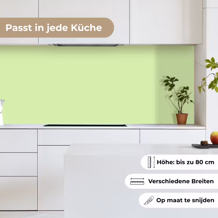 Light - Lime - Groen keuken achterwand 2 middel 871 -sfeer4_DE