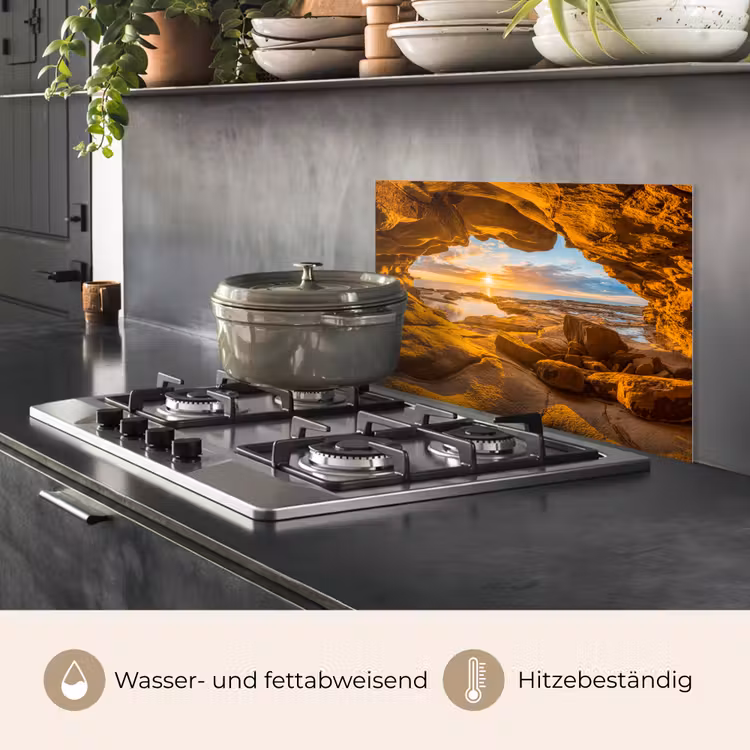 Grot - Zee - Horizon - Zonsondergang keuken achterwand spatscherm klein -usp_DE