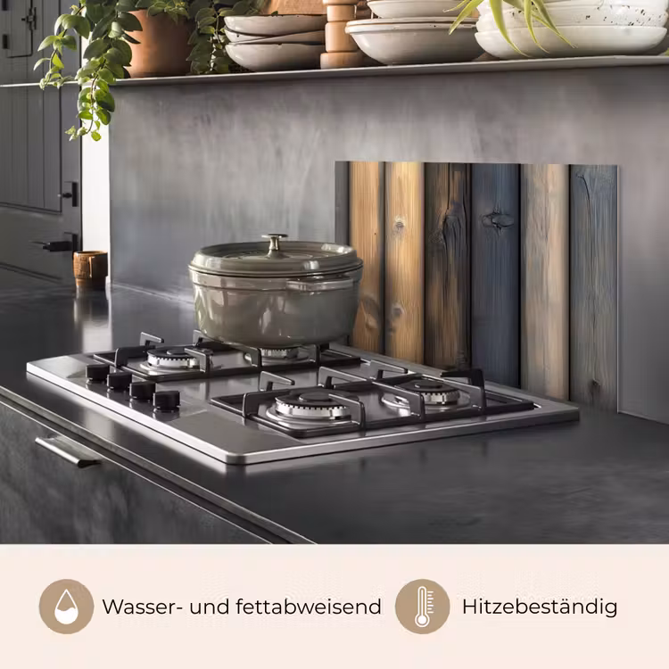 Hout - Planken - Gemengd keuken achterwand spatscherm klein -usp_DE