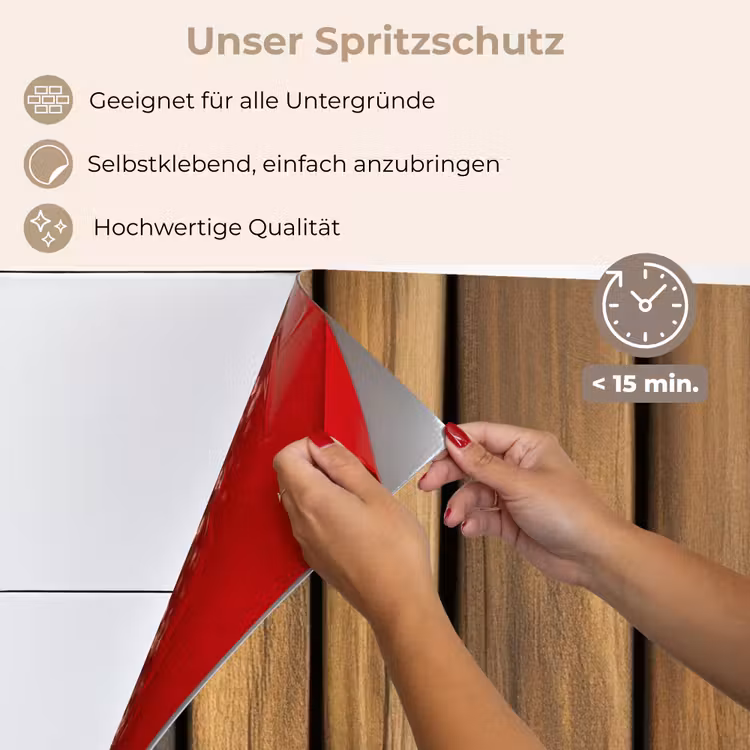 Hout - Planken - Natuurtinten keuken achterwand spatscherm klein -spatscherm_DE