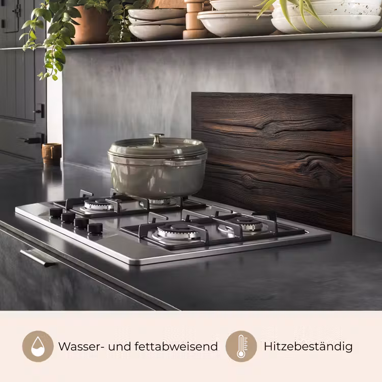 Hout - Grillige nerven keuken achterwand spatscherm klein -usp_DE