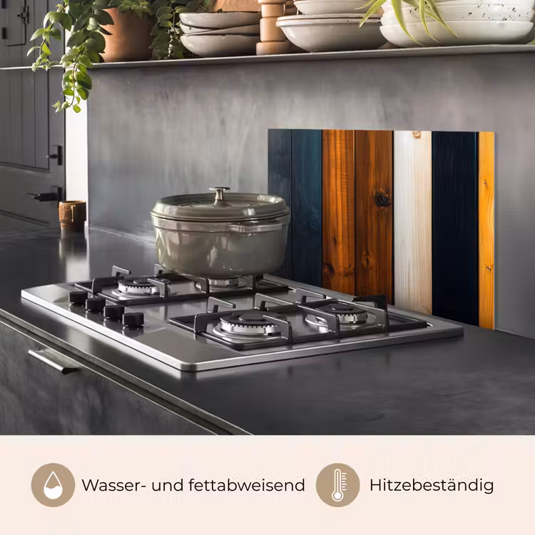Hout - Planken - Donker - Warm keuken achterwand spatscherm klein -usp_DE