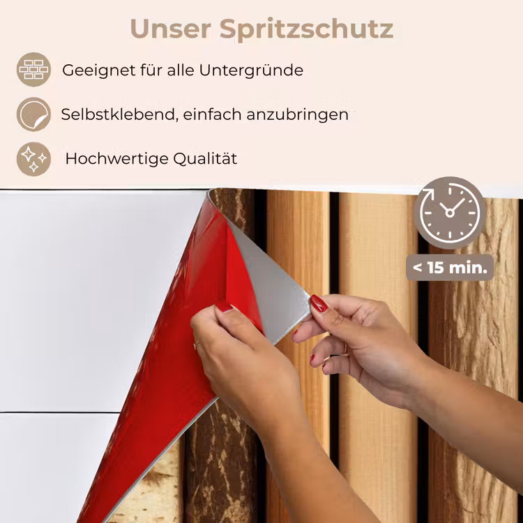 Hout - Planken - Natuurlijk keuken achterwand spatscherm klein -spatscherm_DE