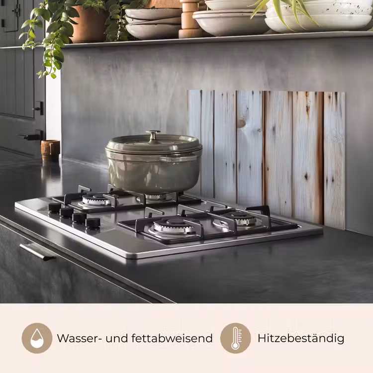 Hout - Planken - Verweerd keuken achterwand spatscherm klein -usp_DE