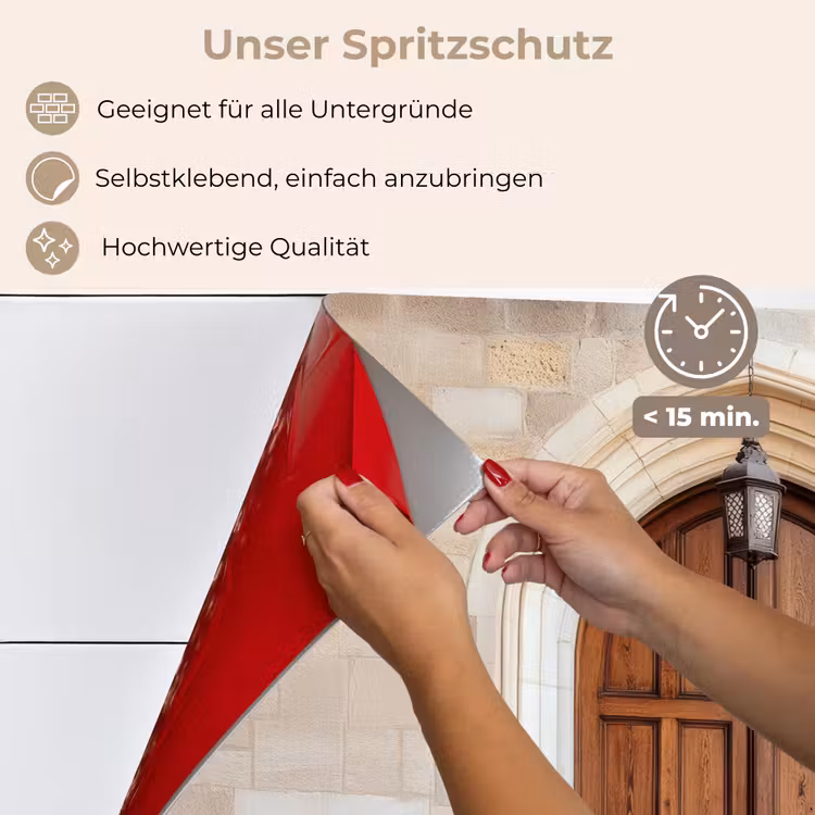 Houten - Deur - Lantaarn keuken achterwand spatscherm klein -spatscherm_DE