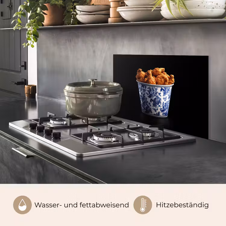 Kip - Bucket - Delfts blauw - Lekker keuken achterwand spatscherm klein -usp_DE