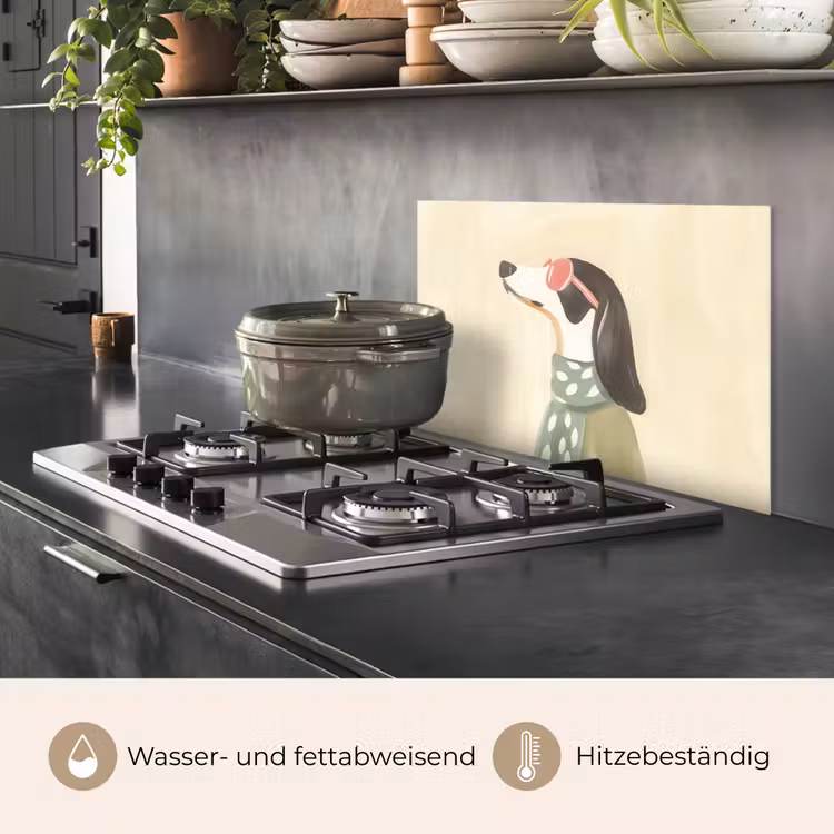 Hond - Zonnebril - Sjaal keuken achterwand spatscherm klein -usp_DE