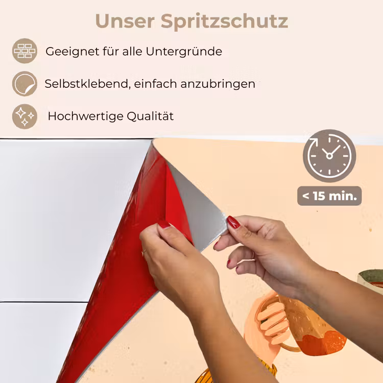 Illustratie - Mokken - Proosten - Bruin keuken achterwand spatscherm klein -spatscherm_DE