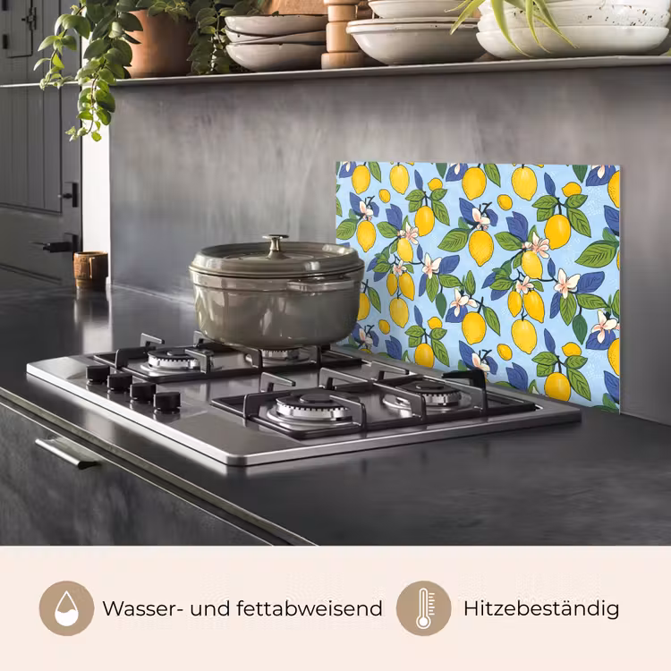 Illustratie - Citroen - Patroon keuken achterwand spatscherm klein 900 -usp_DE
