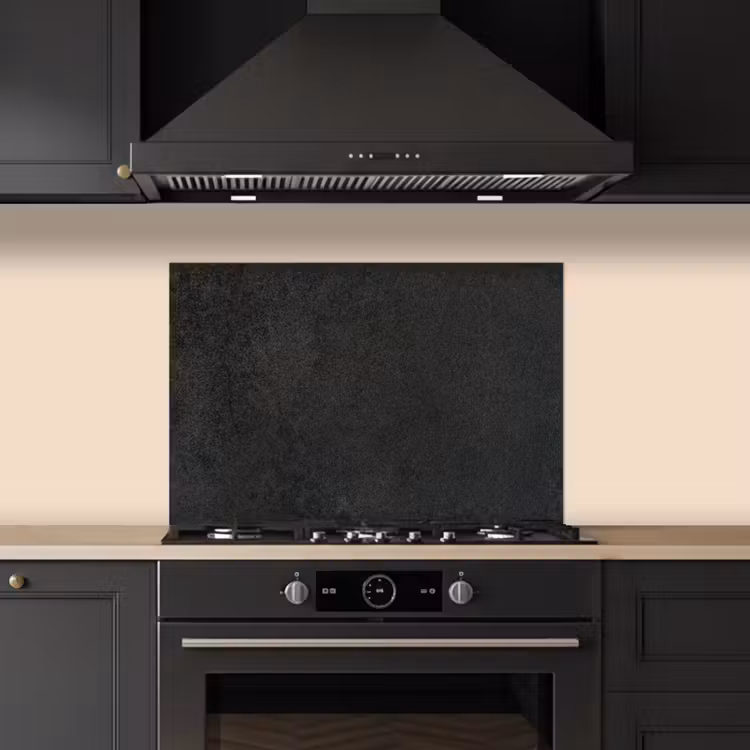 Industrieel - Beton - Grijs - Structuren - Retro keuken achterwand spatscherm klein -sfeer1