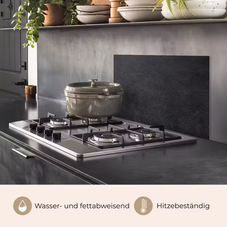 Industrieel - Beton - Grijs - Vintage - Rustiek keuken achterwand spatscherm klein -usp_DE