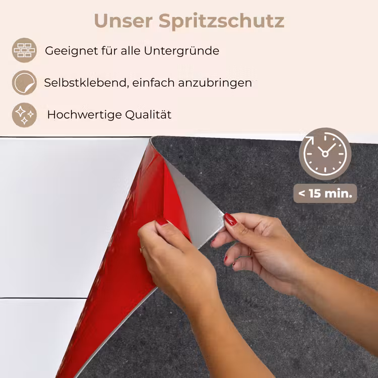 Industrieel - Leisteen - Grijs - Structuur - Beton keuken achterwand spatscherm klein -spatscherm_DE