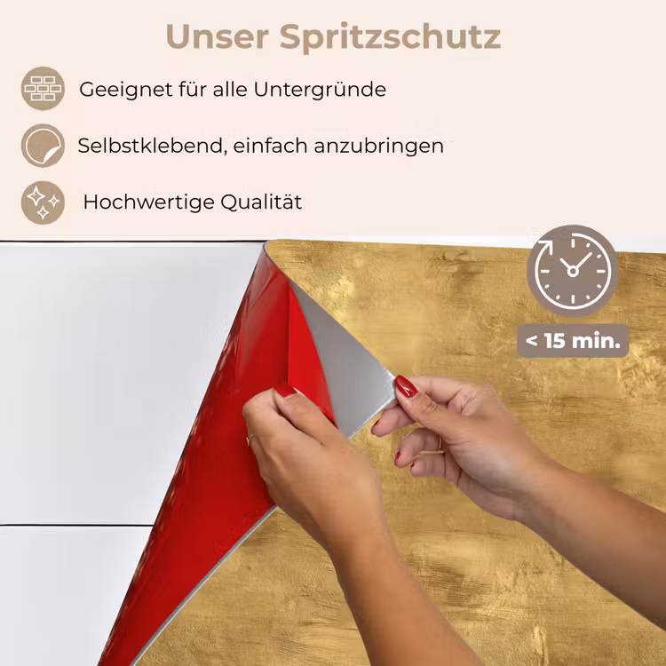 Industrieel - Textuur - Goud keuken achterwand spatscherm klein 900 -spatscherm_DE