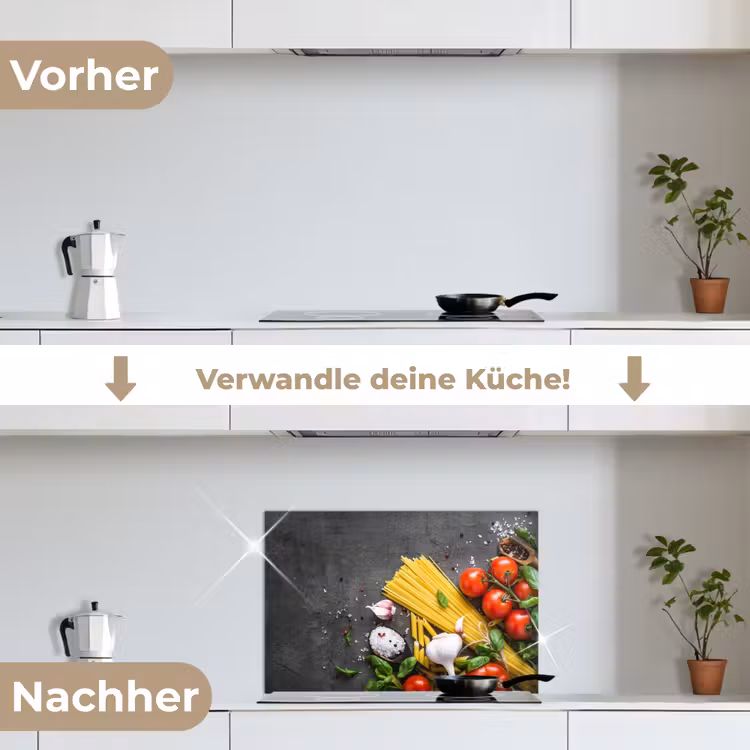 Italiaanse Kookinspiratie keuken achterwand spatscherm klein -voor_na_DE