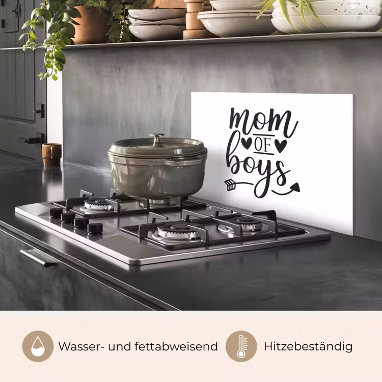 Jongens - Moederdag - Quotes keuken achterwand spatscherm klein -usp_DE