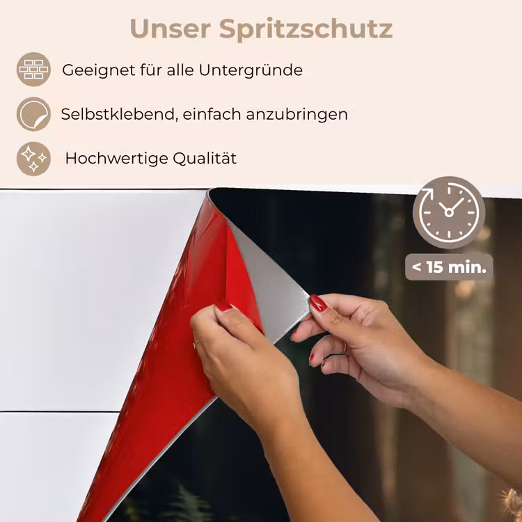 Konijn - Bos - Zonnestralen keuken achterwand spatscherm klein -spatscherm_DE