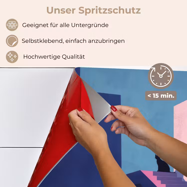 Kat - Trap - Gebouwen - Schaduwcontrasten keuken achterwand spatscherm klein -spatscherm_DE