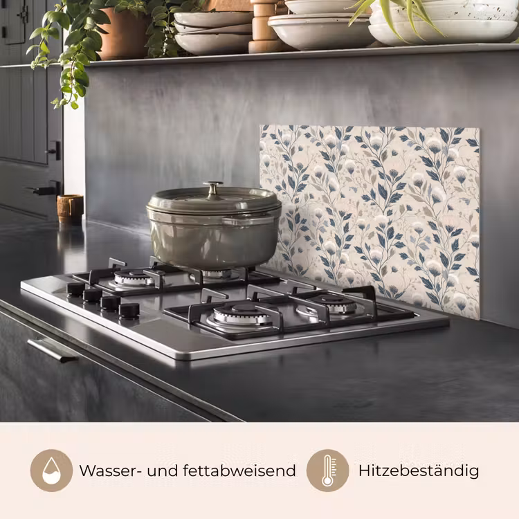 Klassiek - Botanisch - Kleurrijk keuken achterwand spatscherm klein 900 -usp_DE