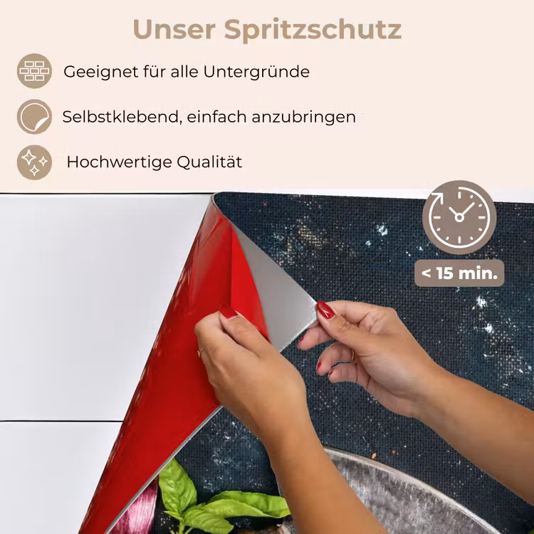 Koksmes en Verse Ingrediënten keuken achterwand spatscherm klein -spatscherm_DE