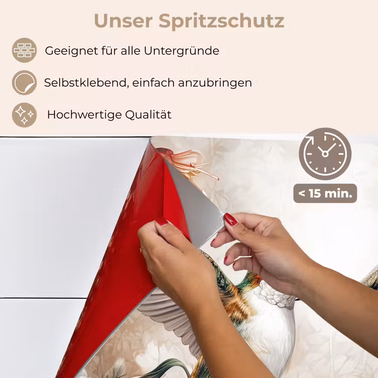 Kolibrie - Vogels - Bloemen - Natuur keuken achterwand spatscherm klein -spatscherm_DE