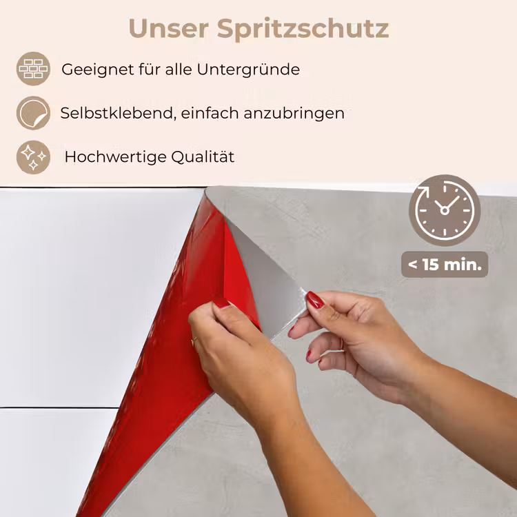 Beton - Patroon - Abstract keuken achterwand spatscherm klein 900 -spatscherm_DE