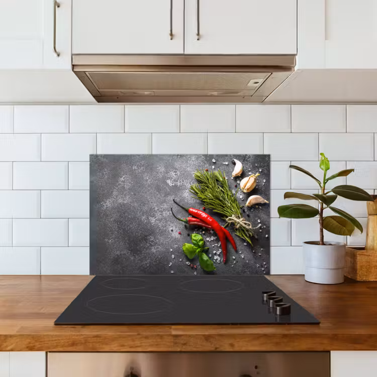 Contrast in Smaak en Textuur keuken achterwand spatscherm klein -sfeer2