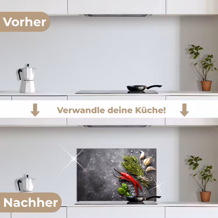 Contrast in Smaak en Textuur keuken achterwand spatscherm klein -voor_na_DE