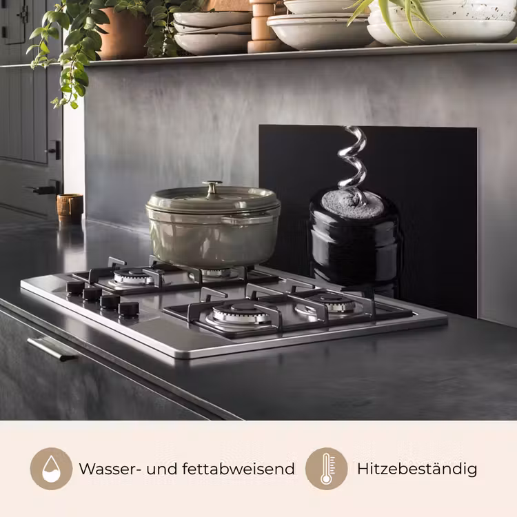 Kurkentrekker - Wijn - Zwart - Wit keuken achterwand spatscherm klein -usp_DE