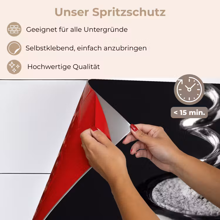 Kurkentrekker - Wijn - Zwart - Wit keuken achterwand spatscherm klein -spatscherm_DE