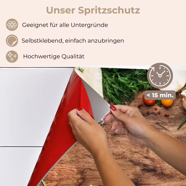 Kruiden - Groente - Rustiek keuken achterwand spatscherm klein -spatscherm_DE
