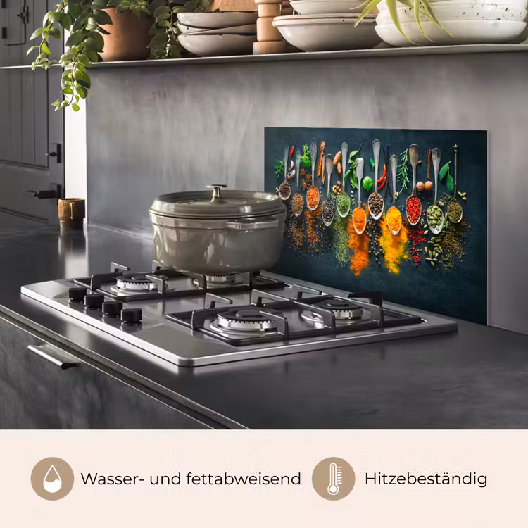 Kruiden - Specerijen - Lepels keuken achterwand spatscherm klein -usp_DE
