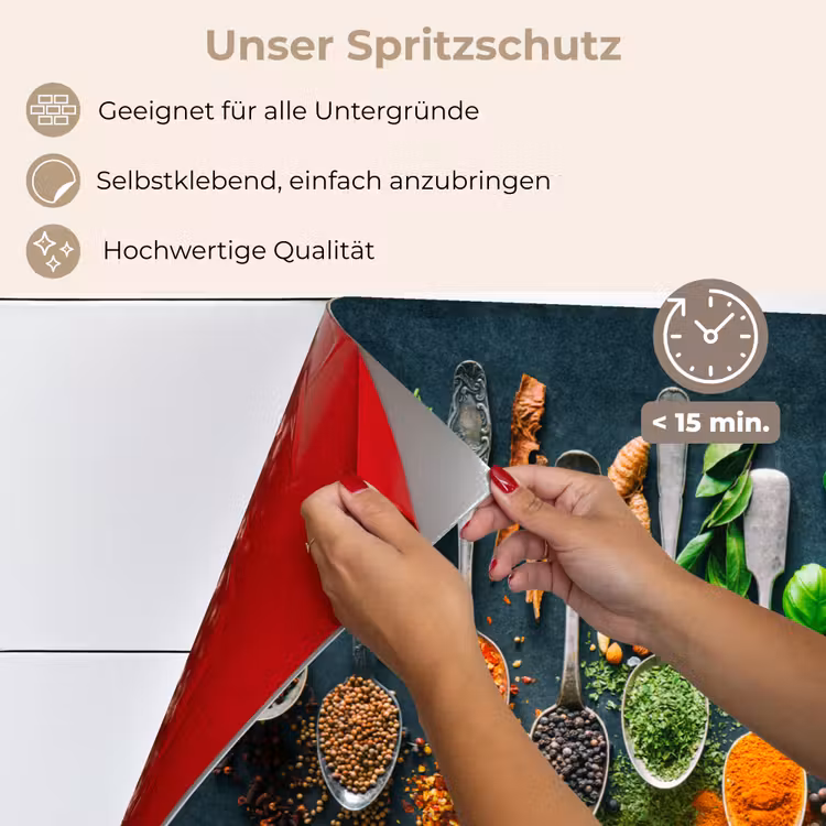 Kruiden - Specerijen - Lepels keuken achterwand spatscherm klein -spatscherm_DE