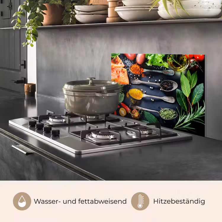 Kruiden - Lepels - Keuken - Specerijen keuken achterwand spatscherm klein -usp_DE